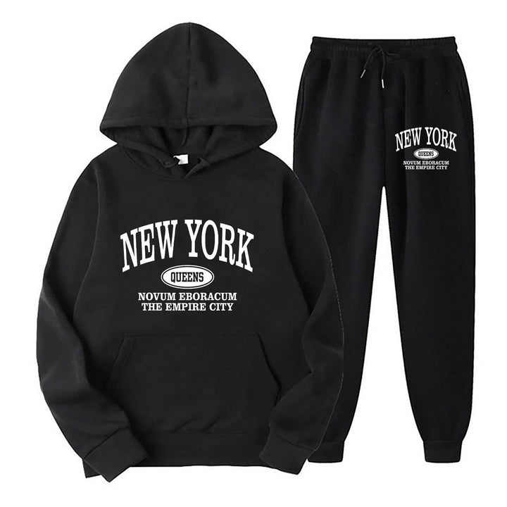 Hoodie Set Chic New York Sweatshirt - Where2Save