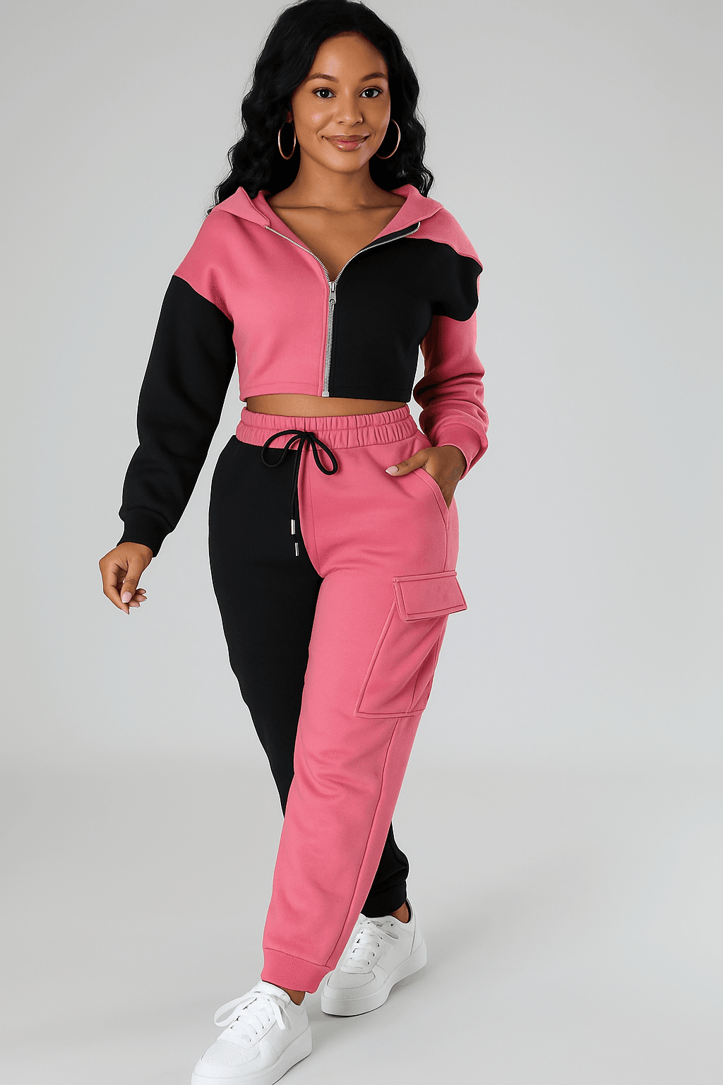 Hoodie Set Stylish Two-Piece Comfy Set - Where2Save