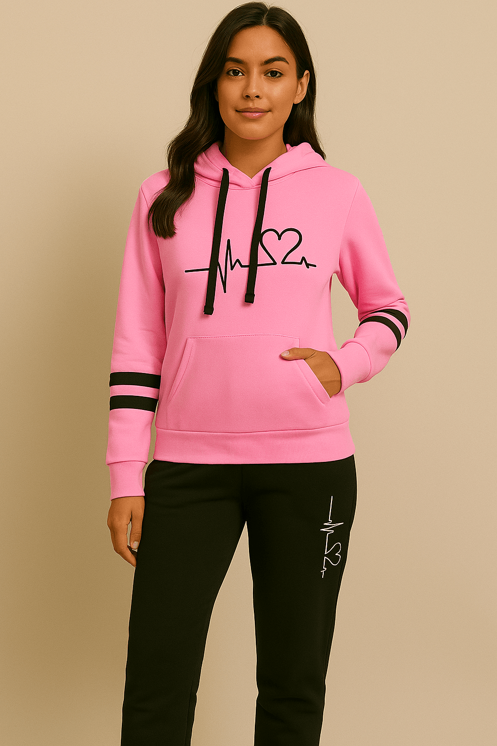 Hoodie Set Comfort Women's Tracksuit - Where2Save