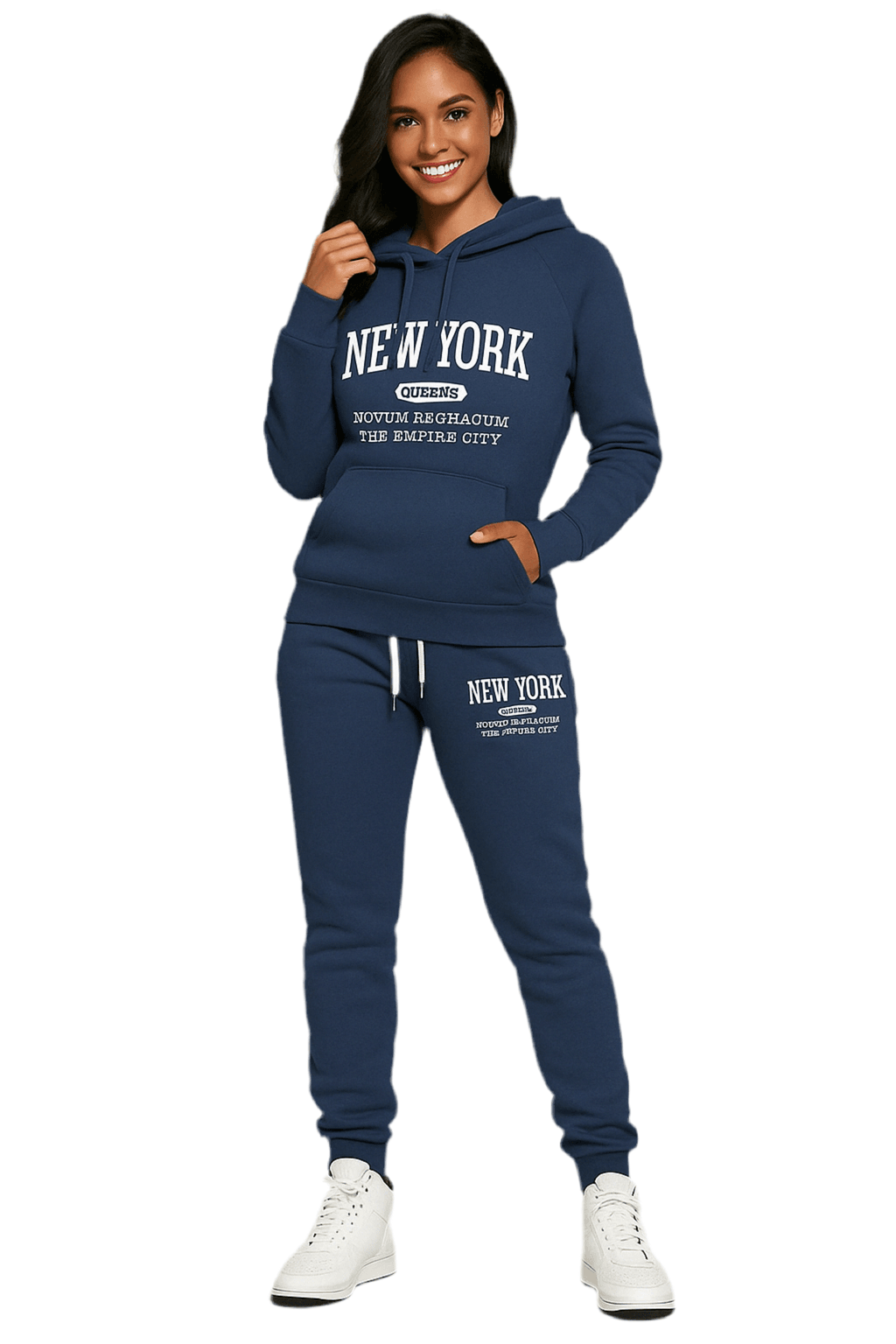 Hoodie Set Chic New York Sweatshirt - Where2Save