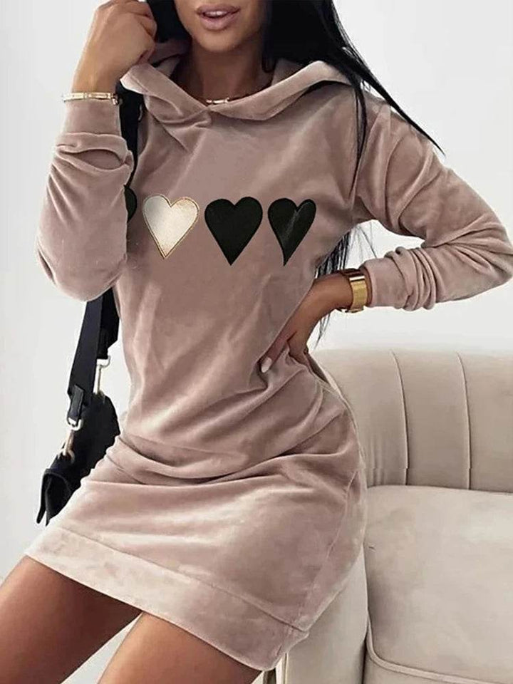 LoveLuxe Hoodie Dress - Where2Save