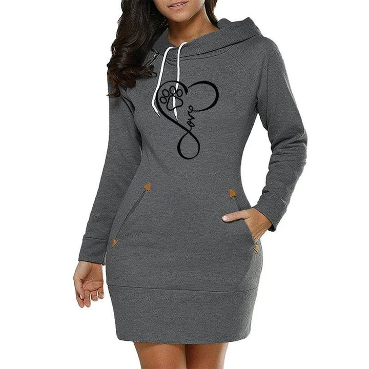 StreetZip Hoodie Dress - Where2Save