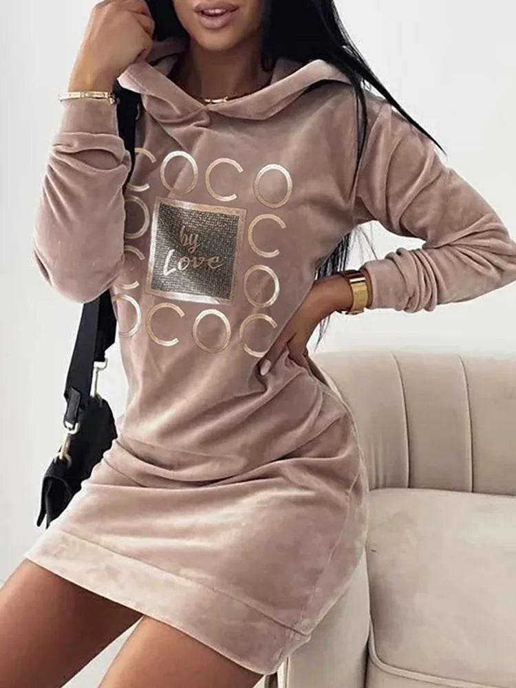 LoveLuxe Hoodie Dress - Where2Save
