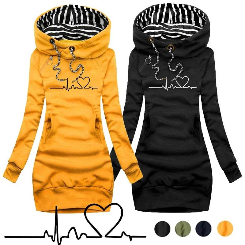 CozyChic Hoodie Dress - Where2Save