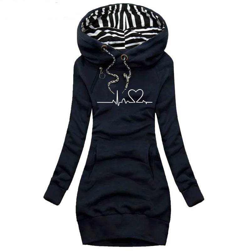 CozyChic Hoodie Dress - Where2Save