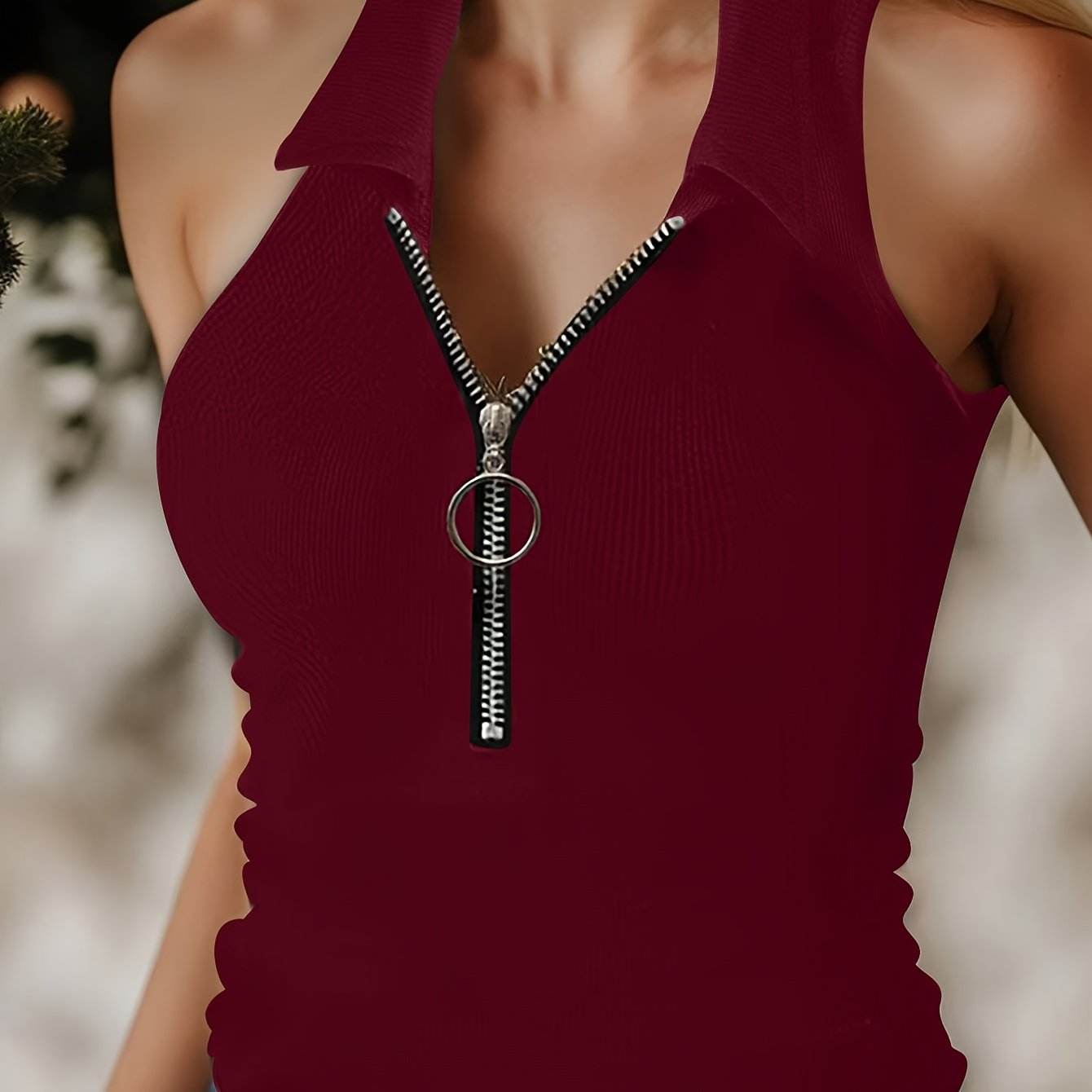 Summer Ribbed Tank Top - Where2Save